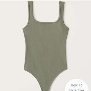 Abercrombie & Fitch 90s Ribbed Bodysuit